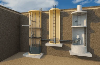 КНС (канализационная насосная станция)-1