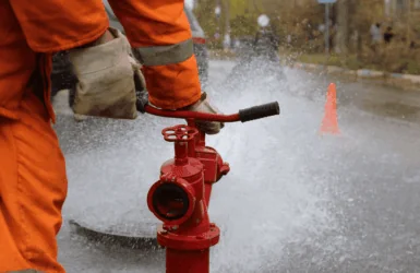 Монтаж наружного противопожарного водопровода-1