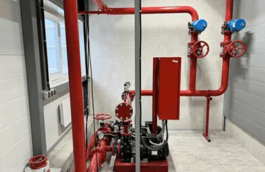 Монтаж наружного противопожарного водопровода