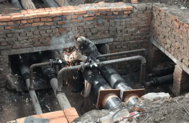 Ремонт теплосетей, теплотрасс и тепловых сетей-1